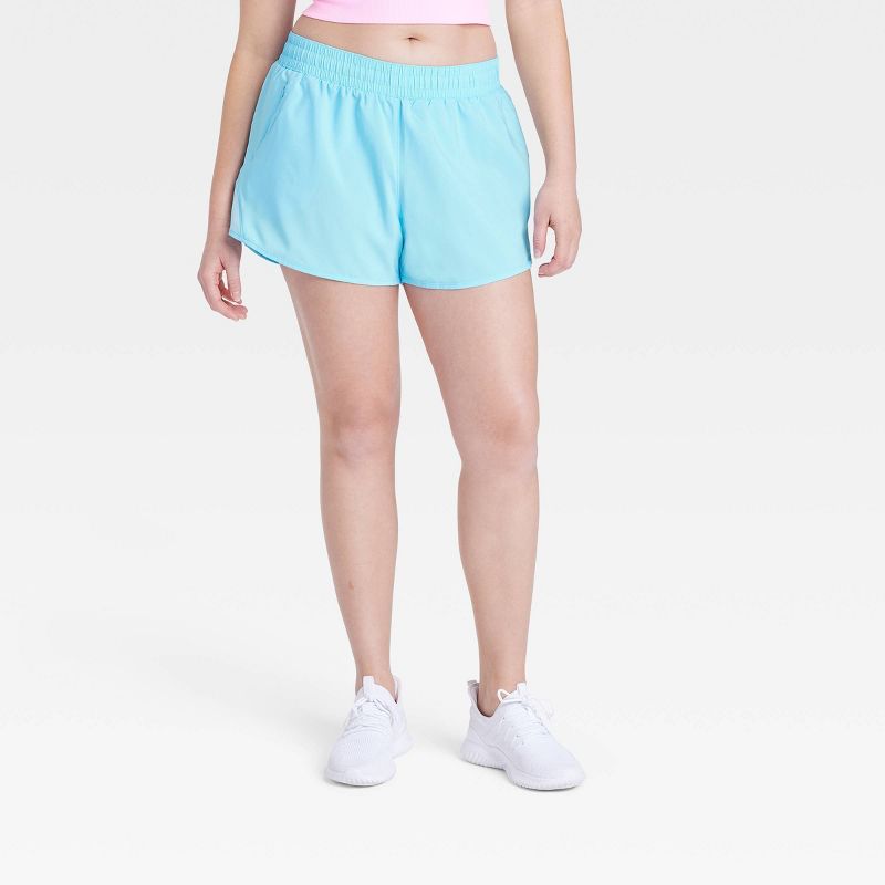Women's Woven Mid-Rise Run Shorts 3" - All In Motion™, 4 of 7