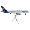Airbus A320 Commercial Aircraft "Alaska Airlines - Fly With Pride" White w/Blue Tail 1/200 Diecast Model Airplane by GeminiJets - 3 of 3