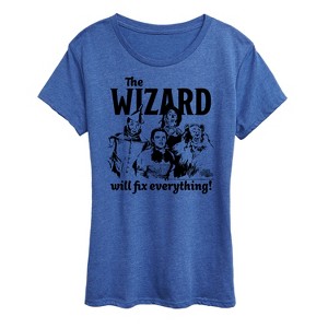 Women's - Wizard of Oz - The Wizard Will Fix Everything Short Sleeve Graphic T-Shirt - 1 of 4