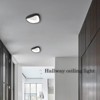 Claxy Led Flush Mount Ceiling Light Black 4000K 10W 8-inch Triangle - 4 of 4