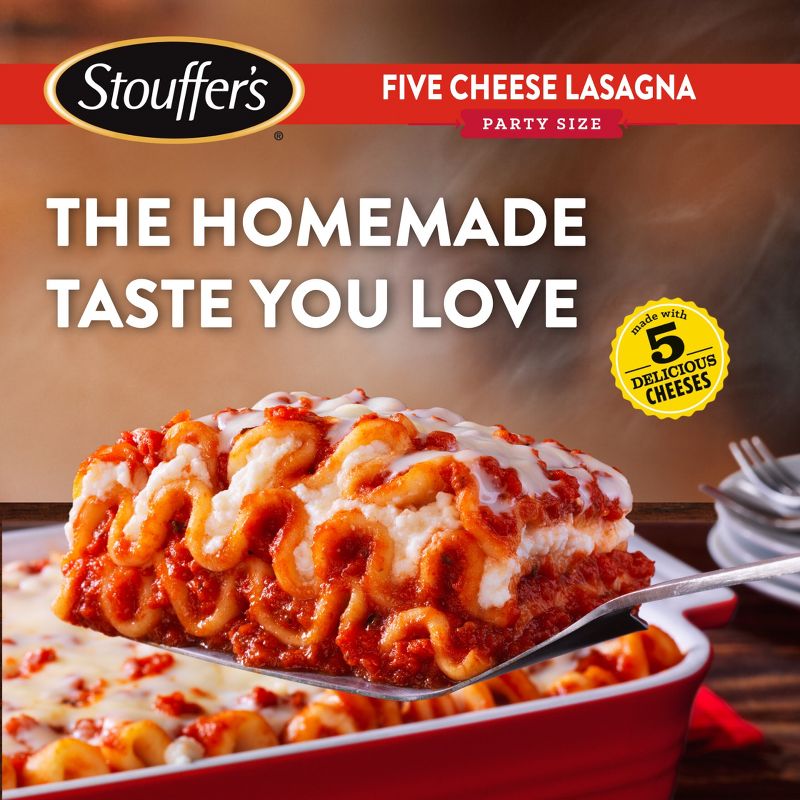 Stouffer&#39;s Frozen Party Size Cheese Lovers Lasagna - 96oz, 1 of 11