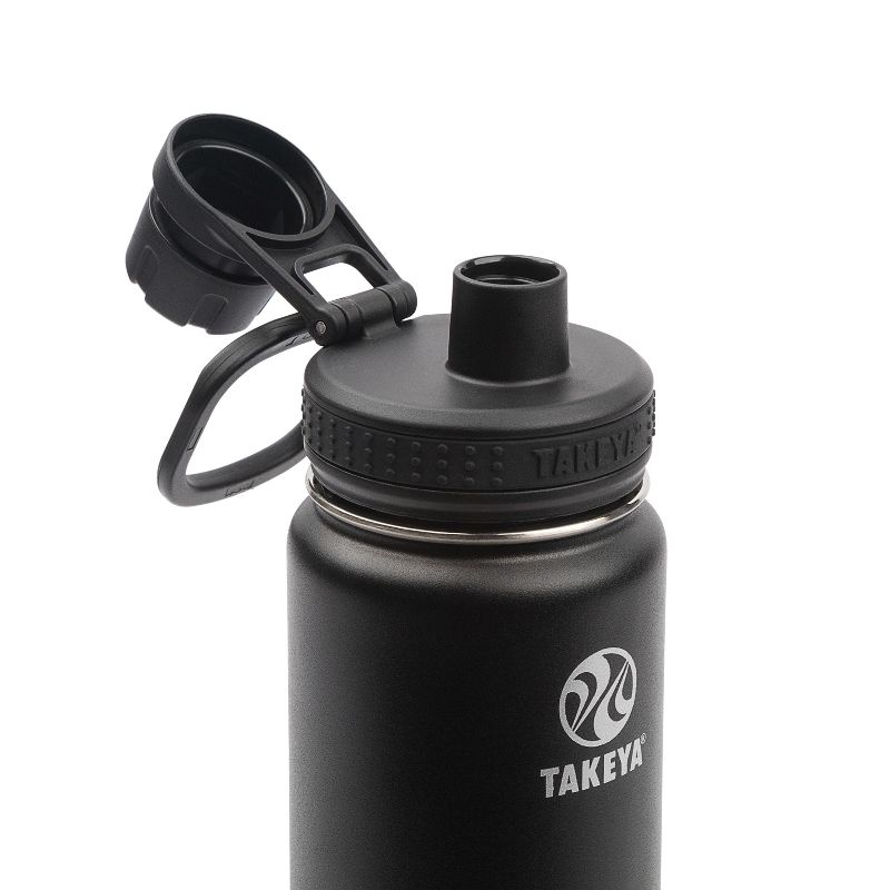 Takeya 18oz Actives Insulated Stainless Steel Water Bottle with Spout Lid, 3 of 18