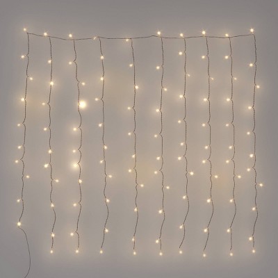 Photo 1 of 10 Strand Curtain String Lights White - Room Essentials