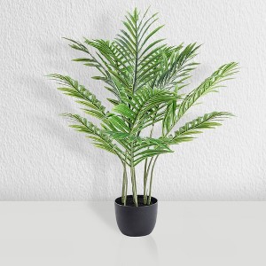 Forever Leaf 24" Areca Artificial Palm Tree Indoor, Indoor Artificial Plant for Home Decor - 1 of 2