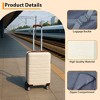 3 Piece Luggage Set, ABS Suitcase Set with TSA Locks & Spinner Wheels, Carry On Luggage, Travel Suitcase Organizer - 3 of 4