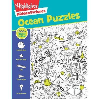 Ocean Puzzles - (Highlights Hidden Pictures) (Paperback)