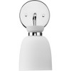 Progress Lighting Lexie 1-Light Vanity Light, Steel, Polished Chrome, Opal Glass Shade, Damp Rated - 3 of 4