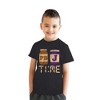 Youth Funny T Shirts PB&J Time Sarcastic Food Graphic Novelty Tee For Kids - Crazy Dog Youth T Shirt For Foodies - 2 of 4