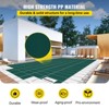 VEVOR Pool Safety Cover Fits 16x32ft Rectangle Inground Pools, Safety Pool Cover with 4x10ft Center End Step, Mesh Solid Pool Cover, Green - 4 of 4