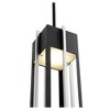 Quorum Lighting Al Fresco 1 - Light Pendant in  Noir/Brushed Aluminum - 2 of 2