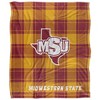 Midwestern State University Campus Plaid Spirit Silky Touch Super Soft Throw Blanket 50x60 - 2 of 4