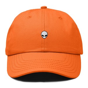 Dalix Lil Alien Embroidered Cotton Cap Outdoor Space Nature Dad Hat Mens - 1 of 4