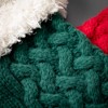 24.5"H Sullivans Christmas Knitted Red Green Stocking Set of 2  Red-Green - 2 of 3