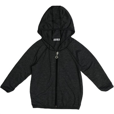Boy's Long Sleeve Zip Hoodie with Binding Heather - Cozii