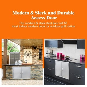 Stainless Steel Outdoor Kitchen Access Doors: High - Quality, Easy - Installation, Rust - Resistant, and Durable for Your Outdoor Cooking - 1 of 4