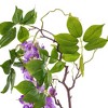 Vickerman 56" Artificial Wisteria And Foliage Hanging Spray - 3 of 3