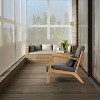 Okak Modern Linen Accent Chair Living Room Chair with Pillow Mid-Century Stylish Armchair with Solid Wood Legs for Reading Room Bedroom - 2 of 4