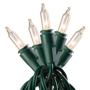 Celebrations Stay Shine Incandescent Mini Clear/Warm White 100 ct String Christmas Lights 33 ft. - 1 of 2