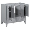 36 Inch Bathroom Vanity, Bathroom Cabinet With 2 Drawers, 4 Soft Closing Doors, Solid Wood Frame - 3 of 4