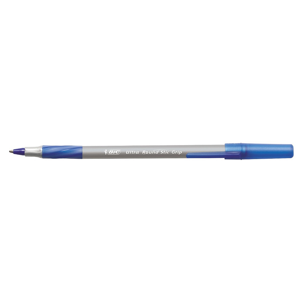 UPC 070330137257 product image for BIC Round Stic Grip Xtra Comfort Ballpoint Pen, Blue Ink, Medium, Dozen | upcitemdb.com