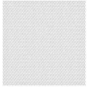 vidaXL Garden Wire Fence Stainless Steel 39.4"x33.5" 1.2"x0.7"x0.1" - 1 of 4