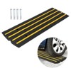 Rubber Curb Ramps, Rubber Threshold Ramp, Doorway Rubber Ramp 44000 Capacity Curbside Bridge Ramp for Car, Truck, Bike, Motorcycle, Wheelchair - 2 of 4