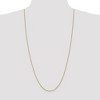 Black Bow Jewelry 1.1mm, 14k Yellow Gold, Round Solid Snake Chain Necklace - 2 of 4