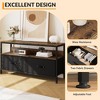 55 Inch TV Stand for Living Room, Media Console Featuring Open Shelf, Television Chest with Storage for Bedroom - 3 of 4