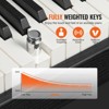 VEVOR Weighted Digital Piano, 88 Key Fully Weighted Keys, Electric Piano Dual Keyboard & Speakers with Sustain Pedal Headphone,Black - 3 of 4