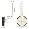 iMountek"Adjustable Bicycle Training Wheels for Kids - Stabilizer for 12"-20" Bikes, Safe & Durable"Black - 2 of 4