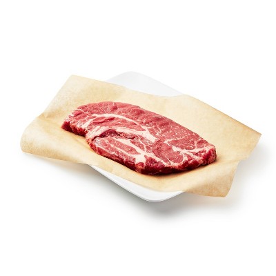 USDA Choice Angus Beef Chuck Steak - 0.65-1.86 lbs - price per lb - Good & Gather™