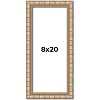 PosterPalooza | 8x20 Modern Bamboo Picture Frame, UV Acrylic, 5 Finishes - 2 of 4