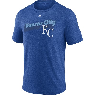 MLB Kansas City Royals Men's Tri-Blend Short Sleeve T-Shirt