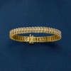 Ross-Simons 2.00 ct. t.w. Diamond Fancy-Link Tennis Bracelet in 18kt Gold Over Sterling - 3 of 4