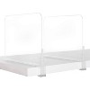 J&V TEXTILES Set of 6 Acrylic Closet Shelf Divider and Separator - 4 of 4