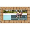 PosterPalooza | 24x14 Wide Bamboo Picture Frame, UV Acrylic, 4 Finishes - Brown, Black, Silver, and Natural - 2 of 4
