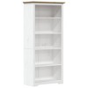vidaXL Bookcase BODO Brown 31.5 in.x15 in.x70.9 in. Solid Wood Pine 5-Tier - 2 of 4
