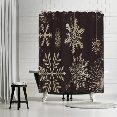 Starry Night Sky by PI Creative Holiday Collection Shower Curtain - Americanflat