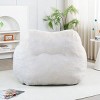 Bean Bag Chair Modern with Armrests and Removable Cover for Living Room 41in Wide-3irtyhousy - 3 of 4