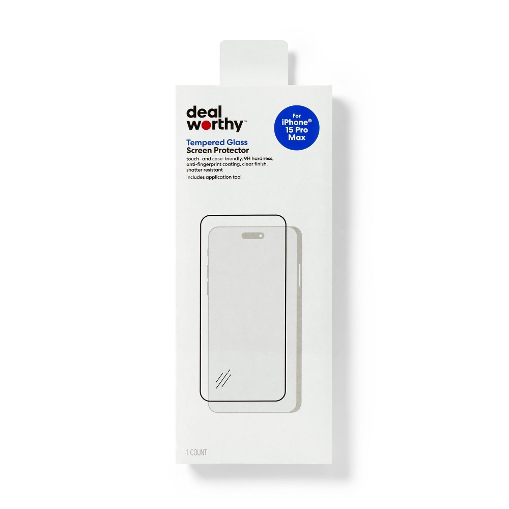 Apple iPhone 15 Pro Max Screen Protector - dealworthy™