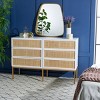Zadie 6 Drawer Rattan Dresser - DRS5003 - Safavieh - 2 of 4