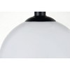 Elegant Lighting Baxter 1 Light Black Flush Mount With Frosted White Glass - 4 of 4