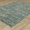 Captiv8e Designs Rocco Distressed Striped Blue Area Rug - 2 of 4