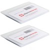 Alpine Swiss SET OF 2 Clear Plastic Wallet Inserts 12 Pages Picture Card Holder - image 3 of 4