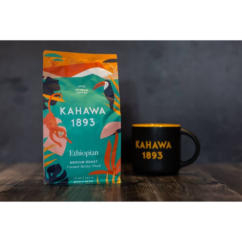 Kahawa 1893 Ethiopia Single Origin Coffee Medium Roast - 12oz, 4 of 5