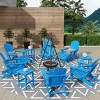 WestinTrends Malibu HDPE Outdoor Patio Folding Poly Adirondack Chair (12-Piece Set) - 2 of 4