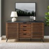 NicBex Industrial Sideboard Cabinet with Sliding Doors and 4 Drawers for Kitchen,Living Room - 2 of 4