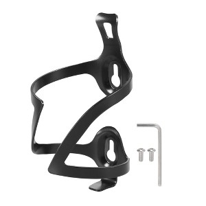 Unique Bargains Double Side Bicycle Water Coffee Drink Cup Bottle Holder Cages Carrier Rack with Wrench for Mountain Road Bike - 1 of 4