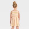 Toddler Girls' Warm Striped Tank Dress - Cat & Jack™ - 2 of 3