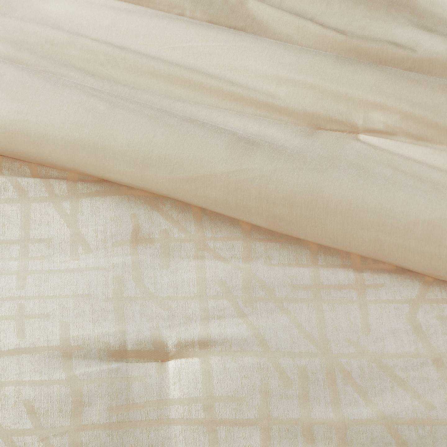 Комплект с одеялом Threshold 3pc Full/Queen Luxe Jacquard Comforter and Sham Set Off-White, цвет: Белый — фото 3